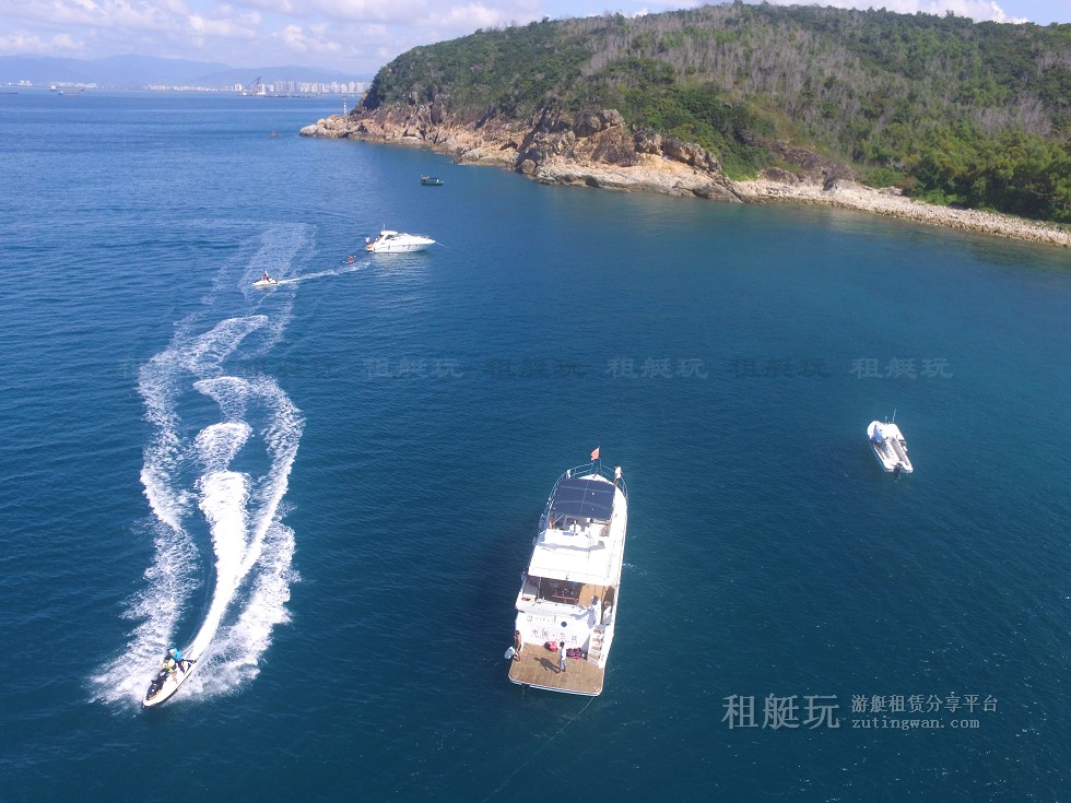 三亞旅游游艇租賃,三亞港至三亞角航線