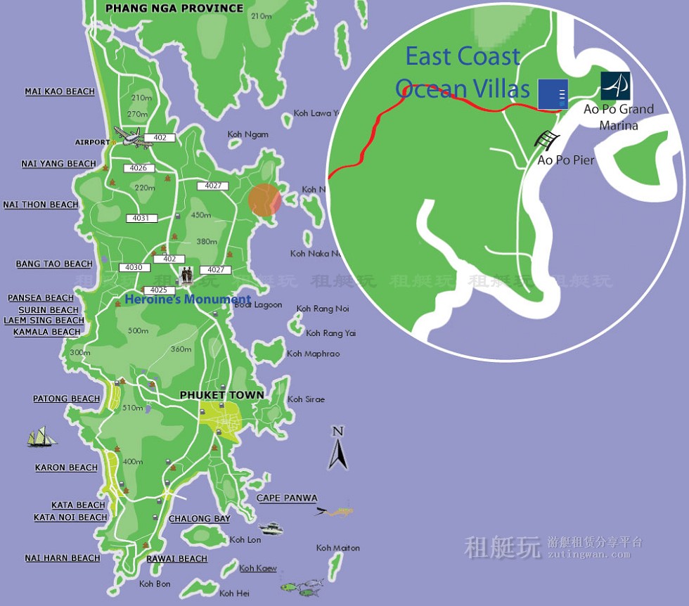 泰國普吉島游艇租賃 泰國普吉島游艇租賃